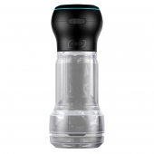 Набор PowerBlow   Feel Pocket Stroker Crystal: мастурбатор и интерактивная насадка - Kiiroo - в Екатеринбурге купить с доставкой