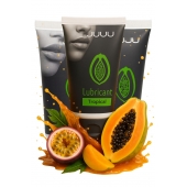 Набор из 3 съедобных лубрикантов JUJU со вкусом тропических фруктов - JuJu - купить с доставкой в Екатеринбурге