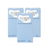 Набор из 3 упаковок ультратонких презервативов Pleasure Lab (по 12 шт.) - Pleasure Lab - купить с доставкой в Екатеринбурге