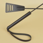 Черный кожаный стек «Сириус» - 60 см. - Sitabella - купить с доставкой в Екатеринбурге