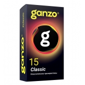 Классические презервативы с обильной смазкой Ganzo Classic - 15 шт. - Ganzo - купить с доставкой в Екатеринбурге