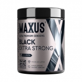 Черные утолщенные презервативы MAXUS Extra Strong с железным кейсом - 15 шт. - Maxus - купить с доставкой в Екатеринбурге