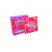 Презервативы с разогревающим эффектом Expert Hot Love - 3 шт. - Expert - купить с доставкой в Екатеринбурге