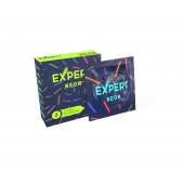 Светящиеся в темноте презервативы Expert Neon - 3 шт. - Expert - купить с доставкой в Екатеринбурге