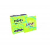 Ультратонкие презервативы Expert Invisible - 3 шт. - Expert - купить с доставкой в Екатеринбурге