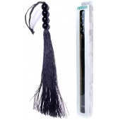 Черная силиконовая плеть - 37 см. - Boys of Toys - купить с доставкой в Екатеринбурге