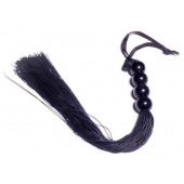 Черная силиконовая плеть - 37 см. - Boys of Toys - купить с доставкой в Екатеринбурге