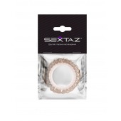 Эрекционное кольцо с бежевыми «ресничками» - Sextaz - в Екатеринбурге купить с доставкой