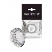 Эластичное эрекционное кольцо с длинными черными «ресничками» - Sextaz - в Екатеринбурге купить с доставкой