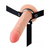 Мужской полый страпон на регулируемых ремнях - 18,5 см. - Sex Expert - купить с доставкой в Екатеринбурге