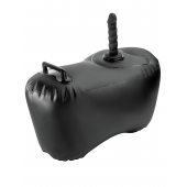 Черное надувное кресло с платформой для фиксации дилдо Body Dock Inflatable Love Seat - Pipedream - купить с доставкой в Екатеринбурге