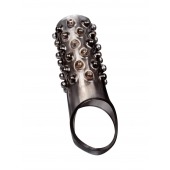 Дымчатая насадка на пенис с выпуклостями - 12 см. - Sex Expert - в Екатеринбурге купить с доставкой