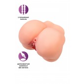 Реалистичный мастурбатор в форме попки с 2 любовными входами - No Name - в Екатеринбурге купить с доставкой