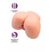 Телесный мастурбатор в форме попки с 2 любовными входами - No Name - в Екатеринбурге купить с доставкой