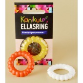 Цветное рельефное эрекционное кольцо Ellasring - Sitabella - в Екатеринбурге купить с доставкой