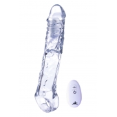 Прозрачная насадка-удлинитель Length Enhancer With Bullet с подхватом - 22,3 см. - NMC - в Екатеринбурге купить с доставкой