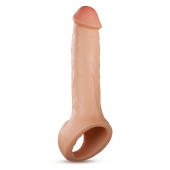 Телесная насадка-удлинитель Thrive 8.75 Inch Realistic Penis Extender Sleeve - 22,2 см. - Blush Novelties - в Екатеринбурге купить с доставкой