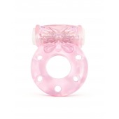 Розовое эрекционное виброкольцо с бабочкой - 1137 - в Екатеринбурге купить с доставкой