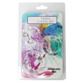 Набор из 3 эрекционных прозрачных колец - Boys of Toys - в Екатеринбурге купить с доставкой