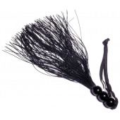 Черная силиконовая плетка - 25,4 см. - Boys of Toys - купить с доставкой в Екатеринбурге