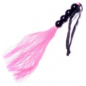 Розовая силиконовая плеть - 35,5 см. - Boys of Toys - купить с доставкой в Екатеринбурге