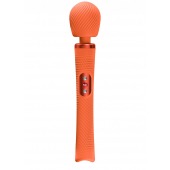 Оранжевый жезловый вибромассажер Vim Vibrating Wand - 31,3 см. - Fun Factory
