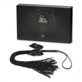 Чёрная плётка Lilly Whip Bijoux - Bijoux Indiscrets - купить с доставкой в Екатеринбурге