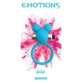 Голубое эрекционное виброколечко Emotions Minnie Breeze - Lola Games - в Екатеринбурге купить с доставкой
