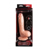 Реалистичный фаллоимитатор REALSTUFF DUO DENSITY DONG 8INCH - 20,5 см. - Dream Toys