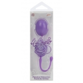 Фиолетовые каплевидные вагинальные шарики L amour Premium Weighted Pleasure System - California Exotic Novelties