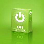 Цветные ароматизированные презервативы ON) Fruit   Color - 3 шт. - ON) - купить с доставкой в Екатеринбурге