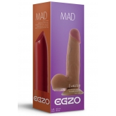 Телесный фаллоимитатор с присоской Mad Lipstick - 16,5 см. - EGZO