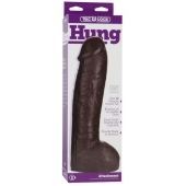 Большая насадка для трусиков Vac-U-Lock Realistic Hung - 31,7 см. - Doc Johnson - купить с доставкой в Екатеринбурге