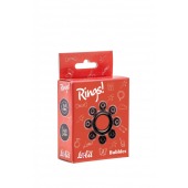 Чёрное эрекционное кольцо Rings Bubbles - Lola Games - в Екатеринбурге купить с доставкой