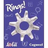 Прозрачное эрекционное кольцо Rings Cogweel - Lola Games - в Екатеринбурге купить с доставкой