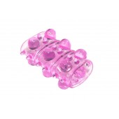 Розовая насадка на пенис Rings Armour - Lola Games - в Екатеринбурге купить с доставкой