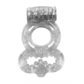 Прозрачное эрекционное кольцо Rings Treadle с подхватом - Lola Games - в Екатеринбурге купить с доставкой