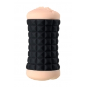 Двухсторонний мастурбатор JOS JANICE в черном цилиндре - JOS - в Екатеринбурге купить с доставкой