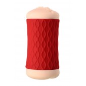 Двухсторонний мастурбатор JOS  NADIN в красном цилиндре - JOS - в Екатеринбурге купить с доставкой