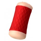 Двухсторонний мастурбатор JOS  NADIN в красном цилиндре - JOS - в Екатеринбурге купить с доставкой