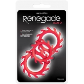 Набор из 3 красных эрекционных колец Renegade Gears - NS Novelties - в Екатеринбурге купить с доставкой