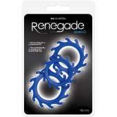 Набор из 3 синих эрекционных колец Renegade Gears - NS Novelties - в Екатеринбурге купить с доставкой