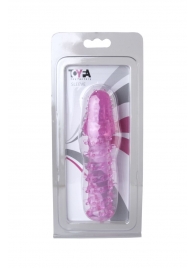 Розовая насадка с нежными шипами - 13,5 см. - Toyfa Basic - в Екатеринбурге купить с доставкой
