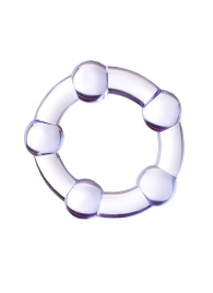 Фиолетовое эрекционное кольцо A-Toys - A-toys - в Екатеринбурге купить с доставкой