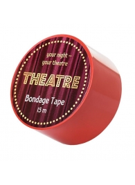 Красный бондажный скотч TOYFA Theatre - 15 м. - ToyFa - купить с доставкой в Екатеринбурге