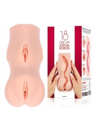 Телесный мастурбатор-вагина с двойным слоем - KOKOS - в Екатеринбурге купить с доставкой