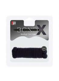 Чёрная веревка для связывания BONDX LOVE ROPE - 5 м. - Dream Toys - купить с доставкой в Екатеринбурге