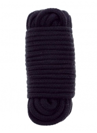 Черная веревка для связывания BONDX LOVE ROPE - 10 м. - Dream Toys - купить с доставкой в Екатеринбурге