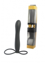 Черная насадка на пенис для двойной стимуляции Mojo BlackJack - 15 см. - Seven Creations - #SOTBIT_REGIONS_UF_V_REGION_NAME# купить с доставкой