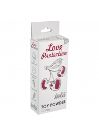 Пудра для игрушек Love Protection с ароматом вишни - 15 гр. - Lola Games - купить с доставкой в Екатеринбурге